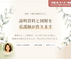 訪問看護の説明資料と図解を現役看護師が作ります イメージ1