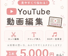 かわいい・おしゃれな　youtube動画編集します イメージ1