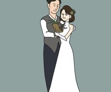 イラスト、似顔絵、挿絵、似顔絵かきます イメージ1
