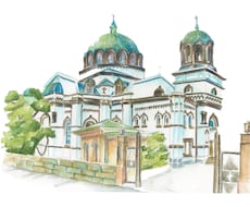 建築外観・パース絵描きます 背景画像や挿絵、記念絵におすすめ！