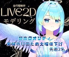 Vtuberキャラデザ〜モデリング　全て制作します イメージ1