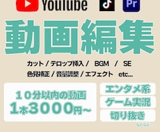 YouTube向けの動画を編集します