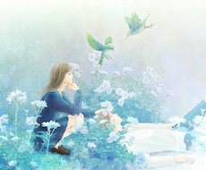 夢の世界にいるかのような一枚絵お描きします イメージ1