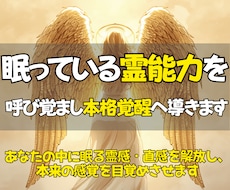 眠る霊能力を呼び覚まし本来の感覚を覚醒させます イメージ1