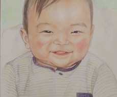 水彩絵の具と色鉛筆で1枚1枚丁寧にお描きします
