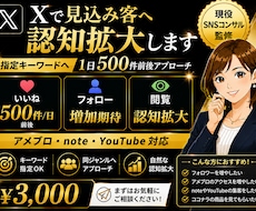 Xで指定キーワードへ1日500件いいね代行します イメージ1