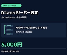 Discordの構成と権限を整えます 配信者・サークル向けに使いやすいサーバーへ