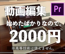 私は編集が速くないので一本ずつ編集させて頂きます イメージ1