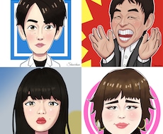 1000円でアイコン用の似顔絵描きます イメージ1