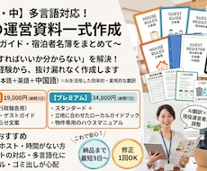 民泊の運営資料一式（ルール・ガイド）を作成します イメージ1