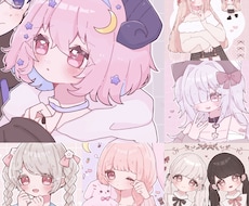 SNSアイコン、観賞用イラストなど制作します イメージ1