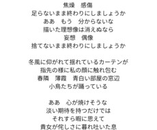フルコーラスでも可！あなたの満足のいく作詞をします イメージ1
