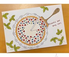 写真またはテーマをもとにイラストを描きます