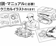 取説・マニュアルなどのイラスト作ります イメージ1