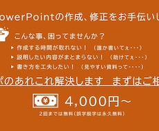 パワポの資料作りお手伝いします イメージ1