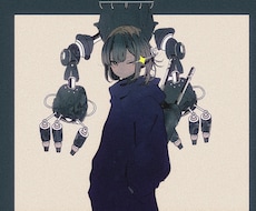デフォルメされたメカと人を描きます 挿絵やアイコン等イラストが必要な方向けです