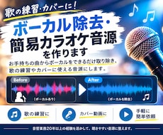 歌の練習にボーカル除去・簡易カラオケ音源を作ります イメージ1