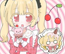 萌え萌えかわいい詰め込みイラストを描きます イメージ1