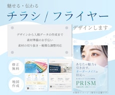 魅せる・伝わるチラシ／フライヤーをデザインします イメージ1