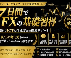 1週間でFXの基礎から私の手法まで教えちゃいます 現役トレーダーが1週間マンツーマンでFXを教えます！！