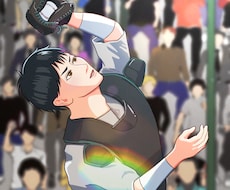 動画・MVなどに映えるアニメ風の一枚絵を描きます イメージ1