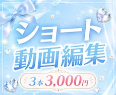 ショート動画をテロップ編集します イメージ1
