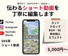 伝わる動画を丁寧に編集します イメージ1
