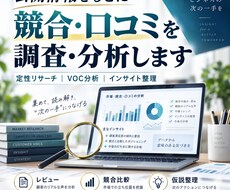 競合・口コミ・公開情報を調査し判断材料に整理します イメージ1