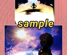 幻想的なイラストお描きします シルエットで綺麗なイラストです  