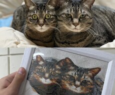 特別価格！あなたの思い出の写真を刺繍にします イメージ1