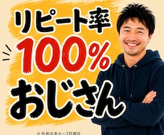 リピート率100%のおじさんが1週間やりとりします 7日18日(土)【1名様限定受付中】
