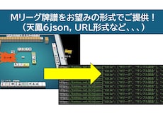 Mリーグの牌譜データ化・牌譜検討を効率化します イメージ1