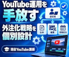 YouTube運用を手放す外注化戦略を設計します イメージ1