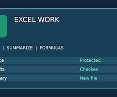 Excelの表整形・集計・関数設定を代行します イメージ1