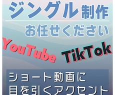 目を引くショート動画のジングル作ります イメージ1