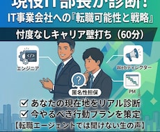 現役面接官がIT業界の転職可能性と戦略教えます 転職エージェントや人事担当者からでは得られない経験ができます