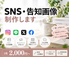 SNS・告知画像を見やすく制作します イメージ1