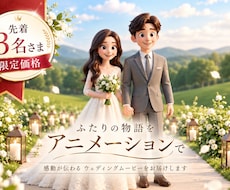 アニメーション風オープニングムービーを制作します イメージ1