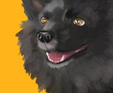 あなたの大切なペットをイラストにします 選べる絵柄！大切な家族をイラストに！