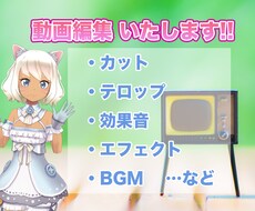 クオリティ重視‼納得のいく動画編集を承ります イメージ1
