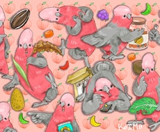 鳥さんの可愛いイラストを製作します イメージ1