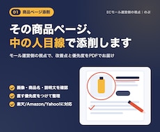 モール運営側の視点で楽天等の商品ページを添削します モールの中の人の目線で、売れない理由を具体的に指摘