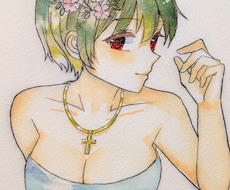 少女のイラストを描きます イメージ1