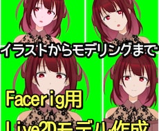 Live2Dのイラストからモデリングまで制作します イメージ1