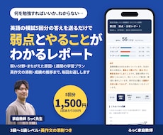 高校生向け｜模試5回分を分析し英作文を添削します イメージ1
