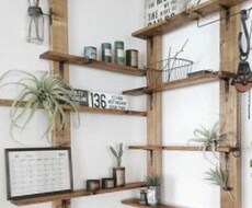 DIYや日曜大工初心者の方の応援致します お洒落なテーブルや壁を傷めないディアウォールなどお教えします