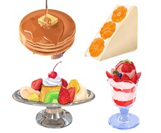 食べ物！飲み物！スイーツ！などのイラスト描きます イメージ1