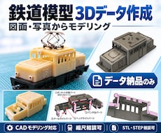 鉄道模型向け3Dデータを作成します イメージ1