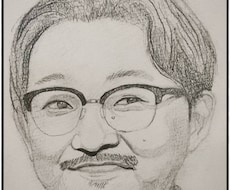 鉛筆にてあなたの似顔絵描きます イメージ1
