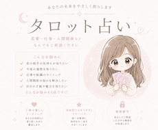 78枚タロット♡3000文字以上の本格鑑定します 心が軽くなる♡A4用紙10枚超の本格鑑定￤リピーター続出！